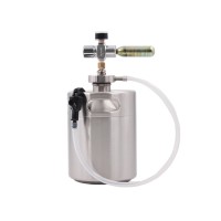 Factory supply food grade 304 ss beer tap equipment co2 kit keg 2L keg mini keg dispenser